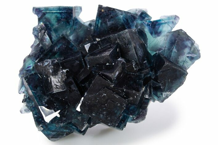 Blue-Purple Cubic Fluorite Crystal Cluster - Okorusu Mine #341568